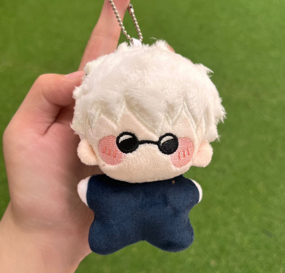 gojo plush key chain