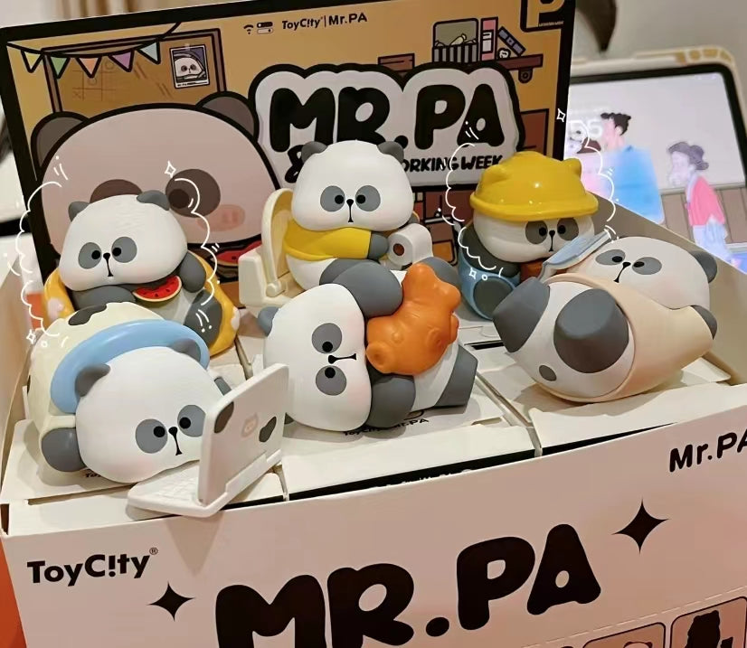 Mr.Pa Cutie panda Workday series blink box