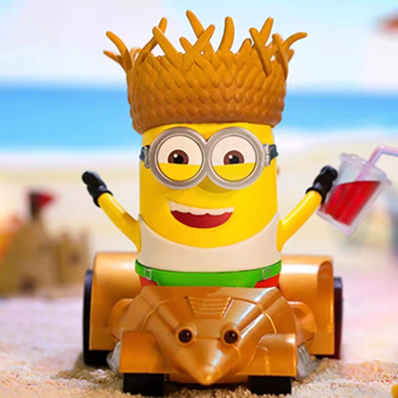 Cutie Minions riding car series dolls