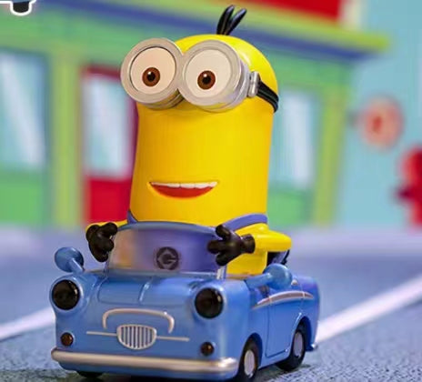 Cutie Minions riding car series dolls