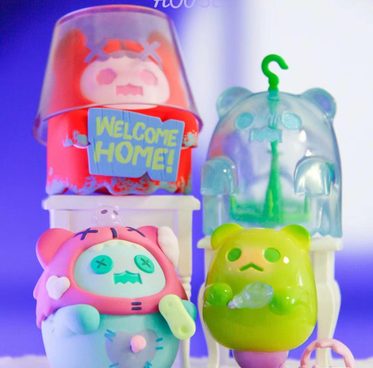 ShinWoo Ghost Bear House Series blink box