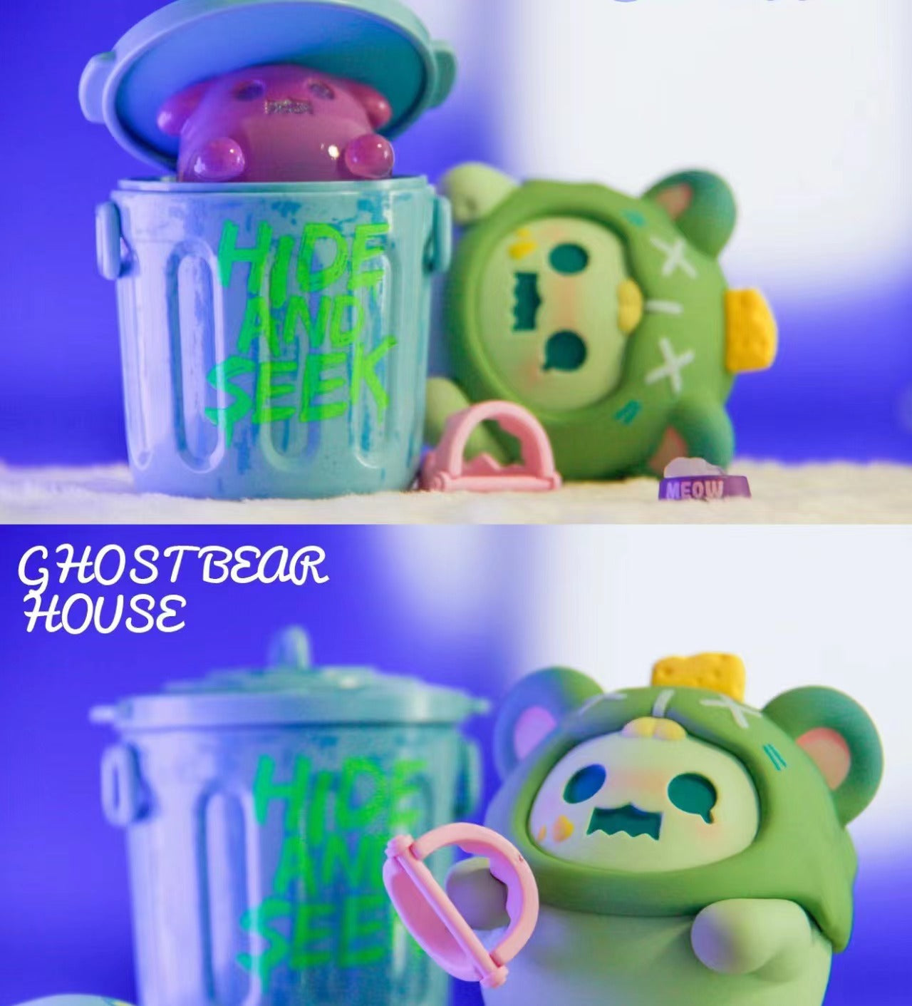 ShinWoo Ghost Bear House Series blink box