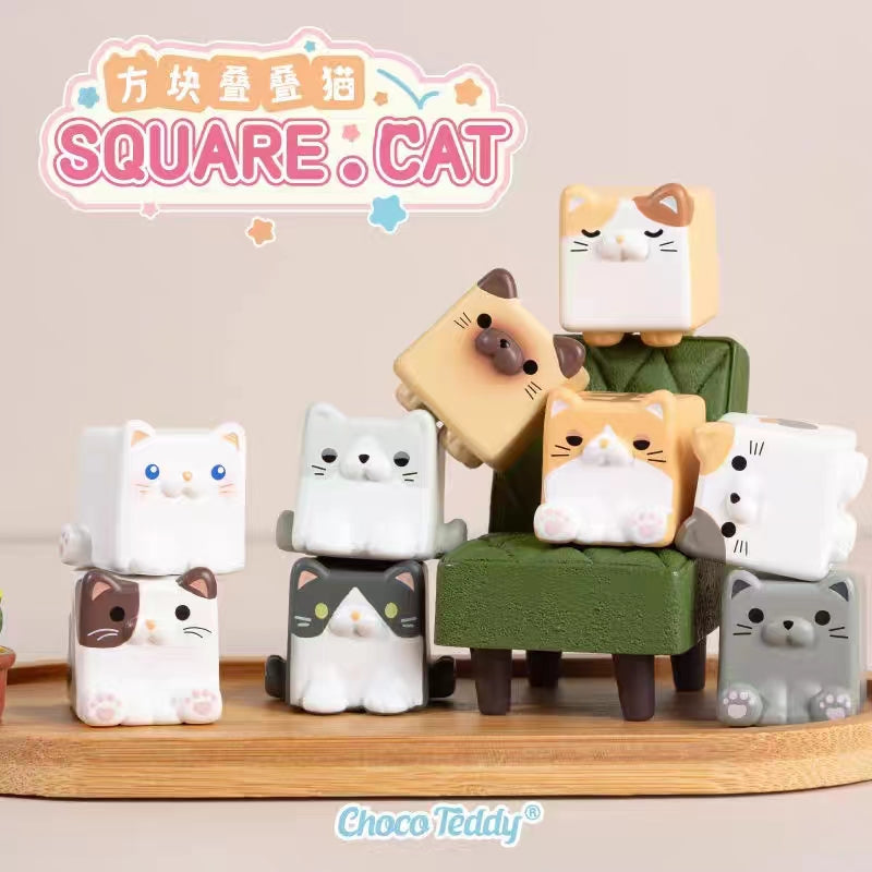 Square.cat mini bean cute dolls