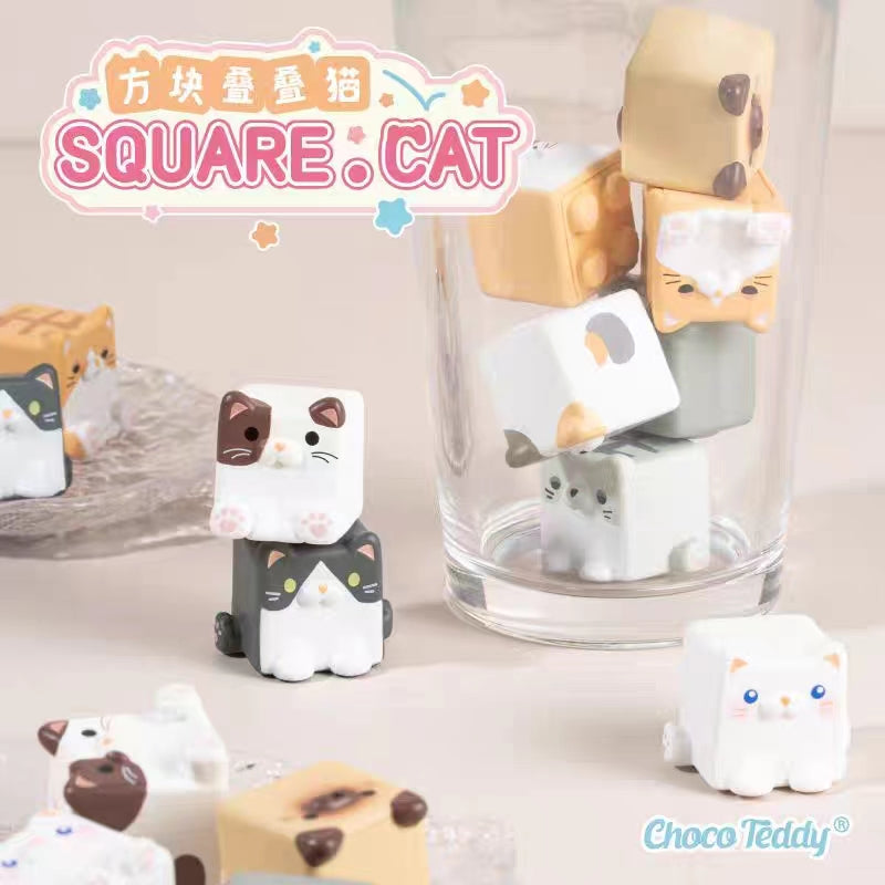 Square.cat mini bean cute dolls