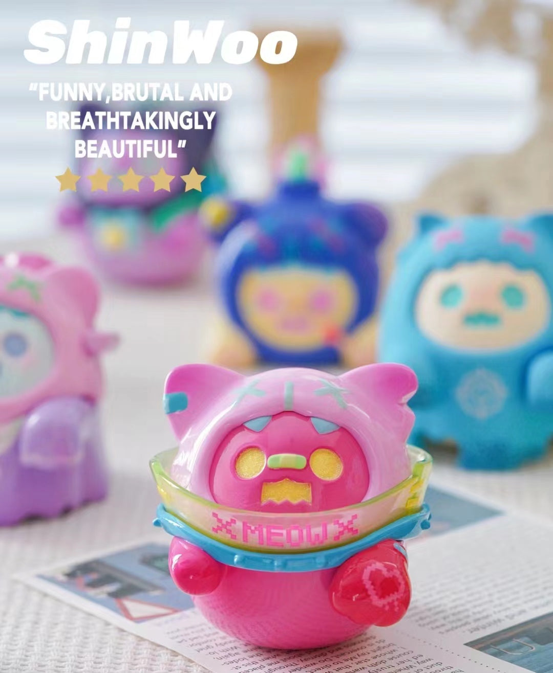 Shinwoo series bad bear city cute dolls