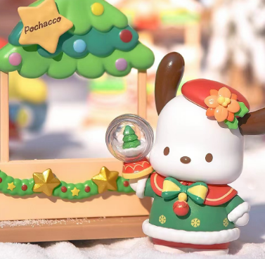 Sanrio Christmas market dolls