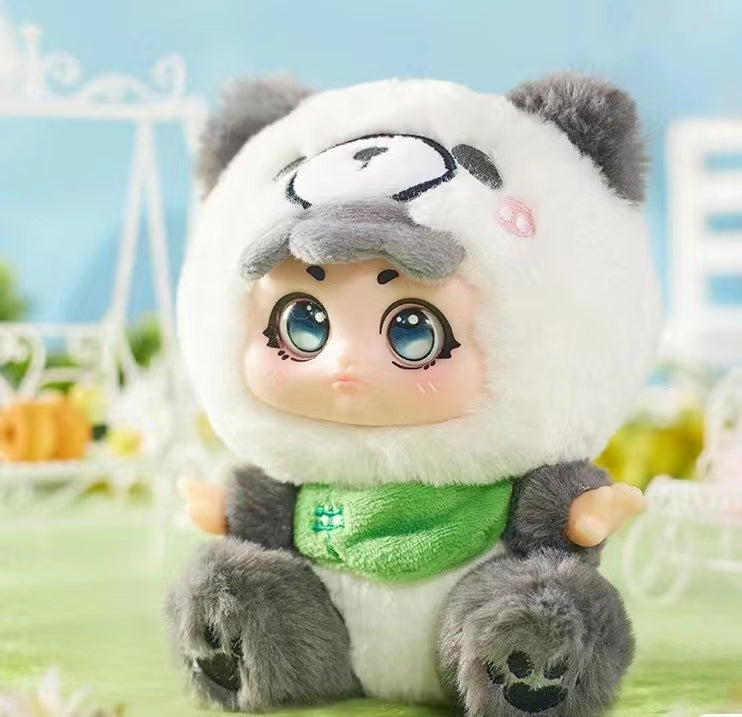 Animal garden party plush doll