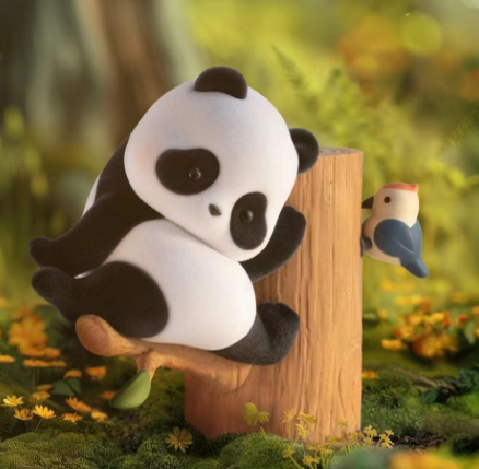 panda rollrol climb tree doll