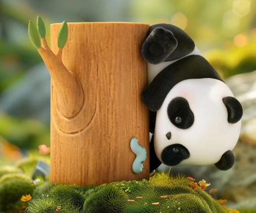 panda rollrol climb tree doll