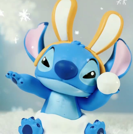 Stitch Winter bunny custom dolls