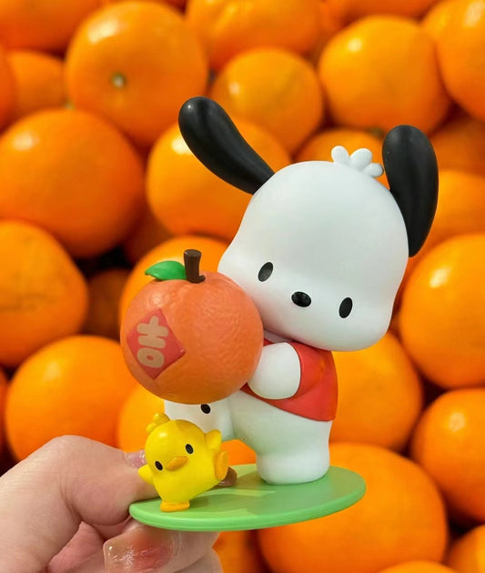 pochacco orange dolls