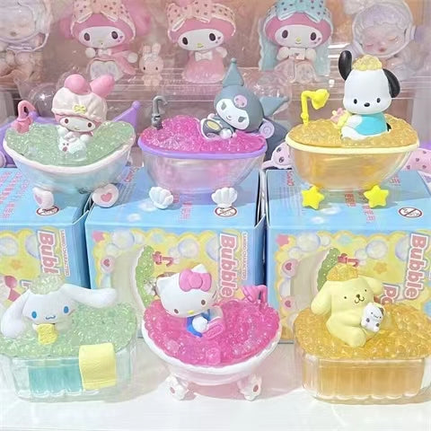 cutie Sanrio in bubble bath dolls